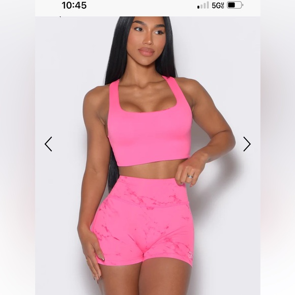 *NEW* SQUARE NECK BRA 
Pink Marble Square Neck Bra Size XL (runs small) - Picture 6 of 9